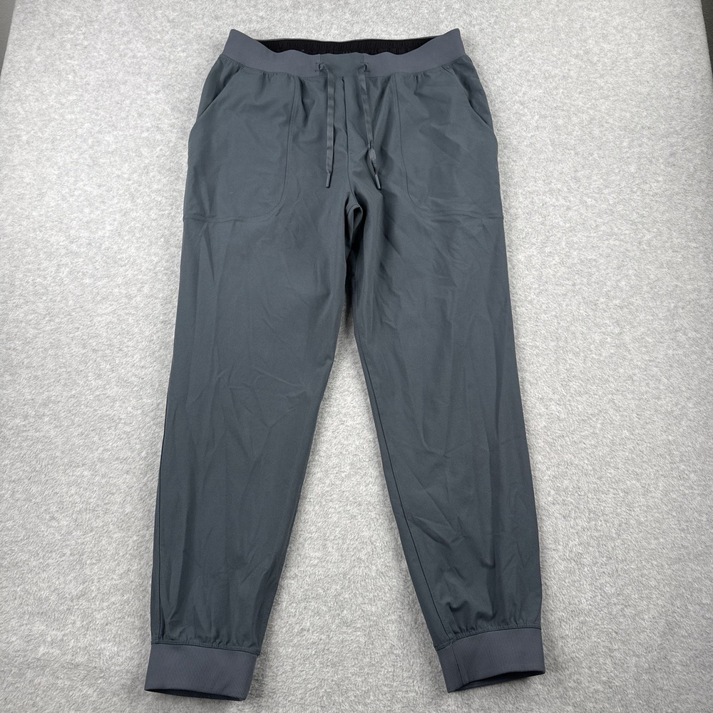 Lululemon ABC Jogger Mens Large Gray Warpstreme Drawstring Stretch Athletic